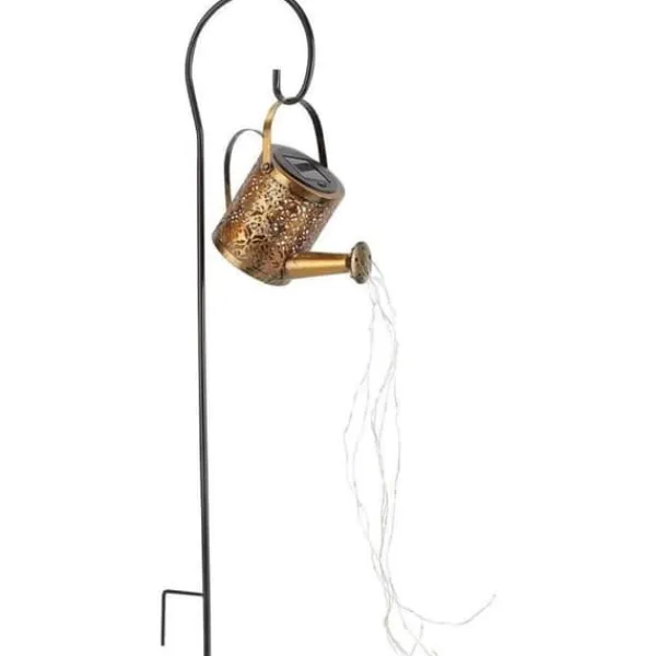 Best Dekorativ LED-solfyr att plantera - LUMISKY - ARROSY - H78 cm - Vattenkannas form Havedekorationer