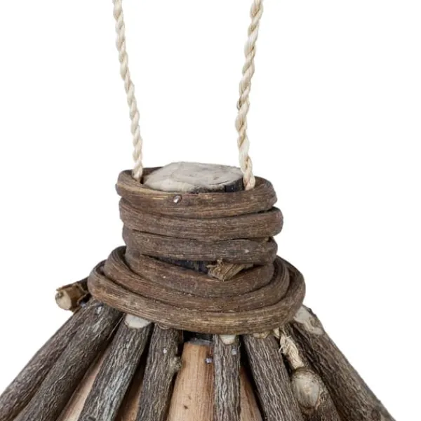Til Fugle & Småvildt^Dekorativt fuglehus, Træ, 39x21x14 cm, Natur