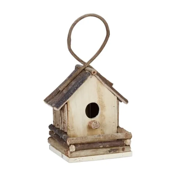 Best Dekorativt fuglehus, Træ, 28,5x20,5x17,5 cm, Natur Til Fugle & Småvildt