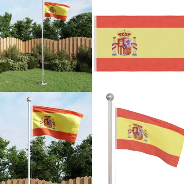 Flag & Vindposer^Det spanske flag 90x150 cm - Det Spanske Flag - Flag - Home & Living