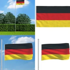 Flag & Vindposer^Det tyske flag 90x150 cm - Det Tyske Flag - De Tyske Flag - Home & Living