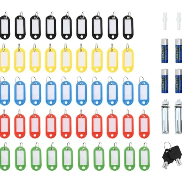 Best Digital pengeboks med elektronisk lås - Sikker opbevaring i stål | Farve: Grå | Størrelse: 30x10x36,5 cm Pengeskabe
