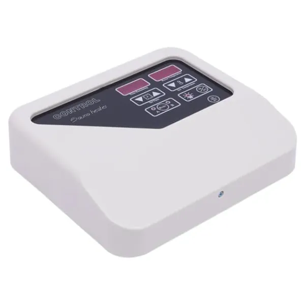 Clearance Digital saunastyring - Eksternt kontrolpanel - 3–9 kW - 220–240 V - Temperaturområde 40–105 °C - Lys maks. 60 W - Vægmonteret Sauna