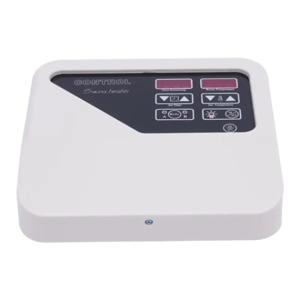Clearance Digital saunastyring - Eksternt kontrolpanel - 3–9 kW - 220–240 V - Temperaturområde 40–105 °C - Lys maks. 60 W - Vægmonteret Sauna