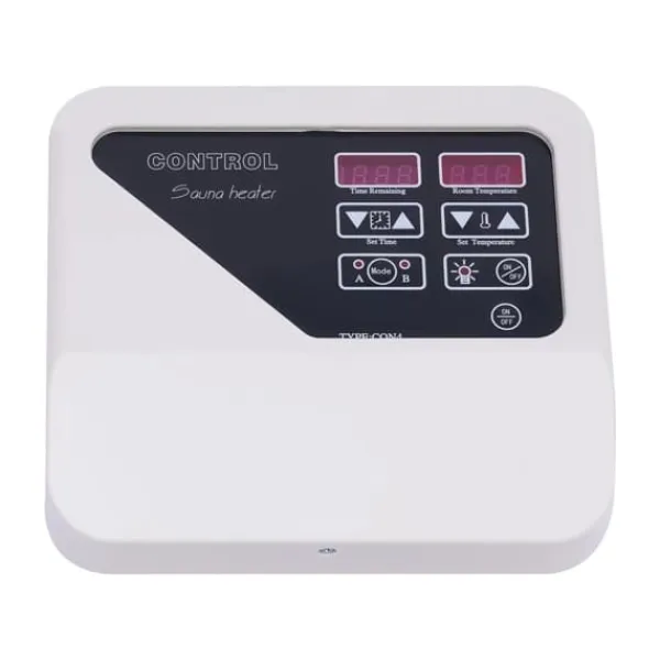 Clearance Digital saunastyring - Eksternt kontrolpanel - 3–9 kW - 220–240 V - Temperaturområde 40–105 °C - Lys maks. 60 W - Vægmonteret Sauna