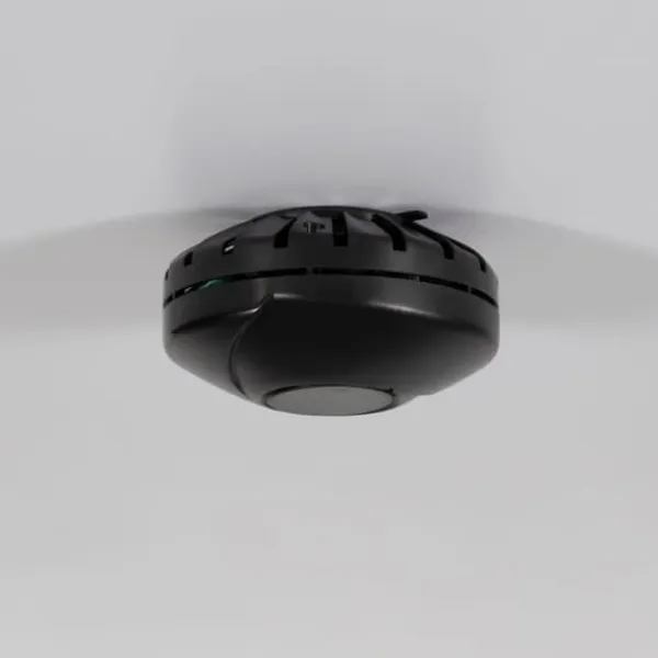 Clearance DLSA-866/LL Optisk brandalarm med indbygget batteri 10 år Sort Røg- & Kulmonoxiddetektorer
