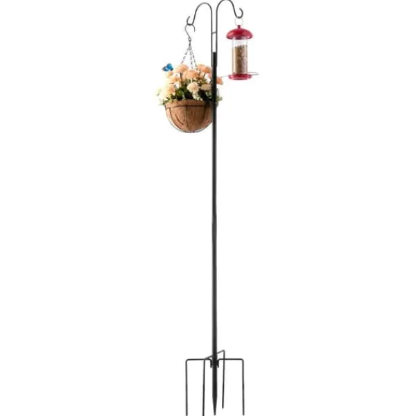Til Fugle & Småvildt^Dobbelt Hyrdekrog, 8-pak 1560 mm, Kraftig Fuglefoderstang, Stabil og holdbar