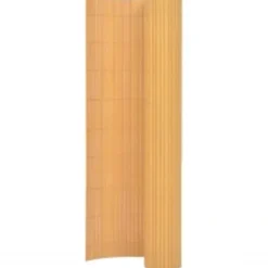 New Dobbeltsidet havehegn 90x400 cm - Slidstærkt PVC | Farve: Gul | Størrelse: 90x400 cm Havedekorationer