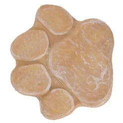 Sale Dog Memorial Stone DIY Pawprint Lettering - Pet Grave Marker for Outdoor Garden - Sandy Yellow Havesten & Trædesten