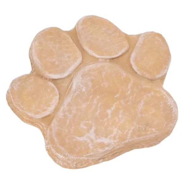 Sale Dog Memorial Stone DIY Pawprint Lettering - Pet Grave Marker for Outdoor Garden - Sandy Yellow Havesten & Trædesten