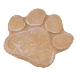 Sale Dog Memorial Stone DIY Pawprint Lettering - Pet Grave Marker for Outdoor Garden - Sandy Yellow Havesten & Trædesten