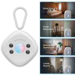 Hot Dold kameradetektor, Mini Travel gömd spionkamera Infraröd Detektor Sikkerhedsmonitorer & Videokameraer