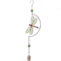 Discount Dragonfly Wind Chimes - Smukke vandtætte jernhængende ornamenter til boligindretning Vinddekoration