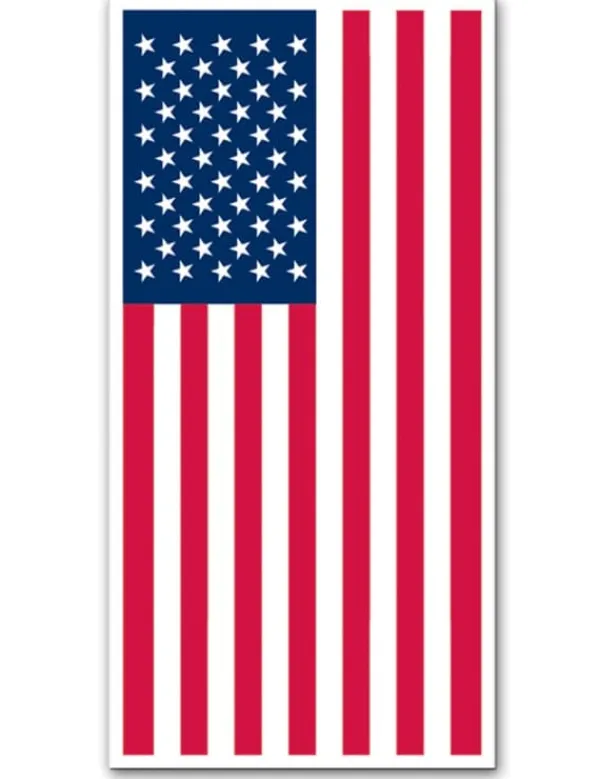 Best Dørdekoration USA. Size-Standard Flag & Vindposer
