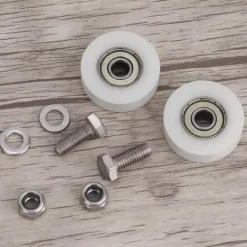 Drivhus^Dørhjulsudskiftningssæt, drivhusdørrulle, drivhusdørudskiftningsrulle, 30 mm diameter, velegnet til skydedøre