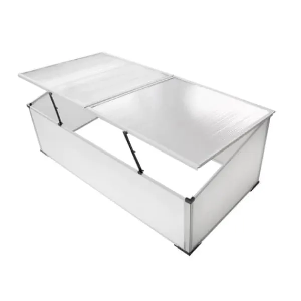 Outlet Drivbænk 2 låg - Minidrivhus til forkultivering | Størrelse: 110x55x41 cm Drivhus