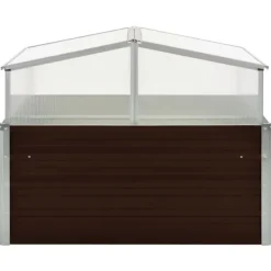 Sale Drivhus 100 x 100 x 85 cm galvaniseret stål brun - Drivhus - Drivhuse - Home & Living Drivhus