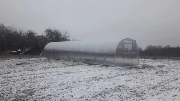 Sale Drivhus BALTIC 3x8m med 6 mm polycarbonatbelægning Drivhus
