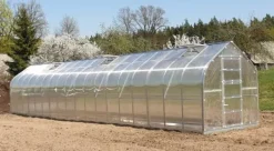 Clearance Drivhus STANDARD 20 - 2,5x8m med 6 mm polycarbonatbelægning Drivhus