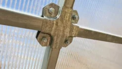 Online Drivhus KLASIKA RØR 3x12m (36m2) med fundamenter og 4mm polycarbonatbelægning Drivhus