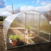 Clearance Drivhus KLASIKA RØR 3x10m (30m2) med fundamenter og 4mm polycarbonatbelægning Drivhus