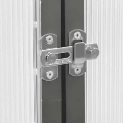Outlet Drivhus med fundamentramme - Aluminium antracitgrå | 169x169x195 cm Drivhus
