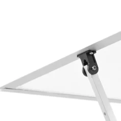 Drivhus^Drivhus med fundamentramme i aluminium - 169x169x202 cm | Farve: Sølv
