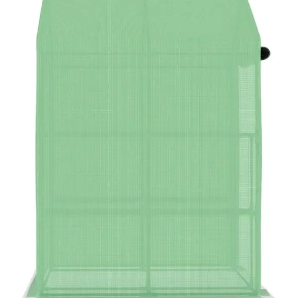 Best Drivhus med hylder 143x143x195 cm stål - Drivhus - Drivhuse - Home & Living Drivhus