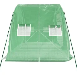 Drivhus^Drivhus med stålstel 10 m² 5x2x2,3 m grøn - Drivhus - Drivhuse - Home & Living