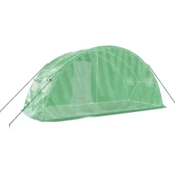 Drivhus^Drivhus med stålstel 10 m² 5x2x2,3 m grøn - Drivhus - Drivhuse - Home & Living