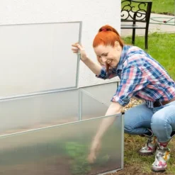 Drivhus^Drivhus til mistbænk, 100x50x50 cm, Transparent