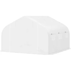 Sale Drivhus, 350x300x200 cm, Hvid Drivhus