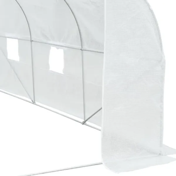 Sale Drivhus, 350x300x200 cm, Hvid Drivhus