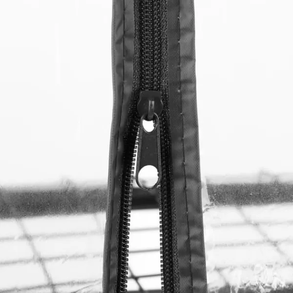 Drivhus, 125x69x29 cm, Sort Drivhus