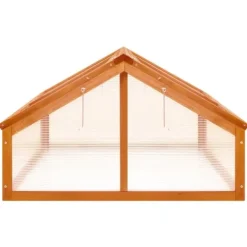 Drivhus^Drivhuse - Living drivhus 114x80x50 cm fyrretræ brun
