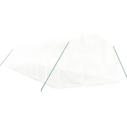 Drivhus^Drivhuse - Living drivhus med stålstel 30 m² 10x3x2 m hvid