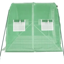 Sale Drivhuse - Living drivhus med stålstel 6 m² 3x2x2 m grøn Drivhus