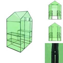 Drivhus^Drivhuse - Living walk-in-drivhus med 4 hylder
