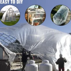 Sale Drivhusfilm 32x25 fod - holdbare polyethylenplader til effektiv plantebeskyttelse. Drivhus