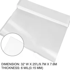 Sale Drivhusfilm 32x25 fod - holdbare polyethylenplader til effektiv plantebeskyttelse. Drivhus