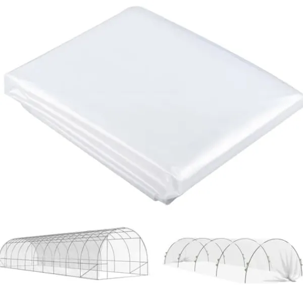Discount Drivhusfolie 6x10 m, vandtæt med UV-beskyttelse, ekstra tyk, transparent Drivhus
