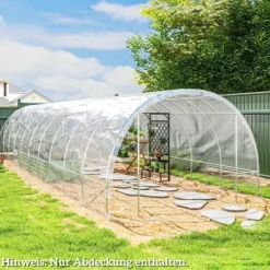 Discount Drivhusfolie 6x10 m, vandtæt med UV-beskyttelse, ekstra tyk, transparent Drivhus