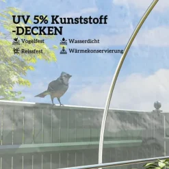 Discount Drivhusfolie 6x10 m, vandtæt med UV-beskyttelse, ekstra tyk, transparent Drivhus