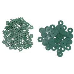 Drivhus-twist-clips - 100 STK Plastic Shading-fikseringsclips til drivhusisolering Drivhus