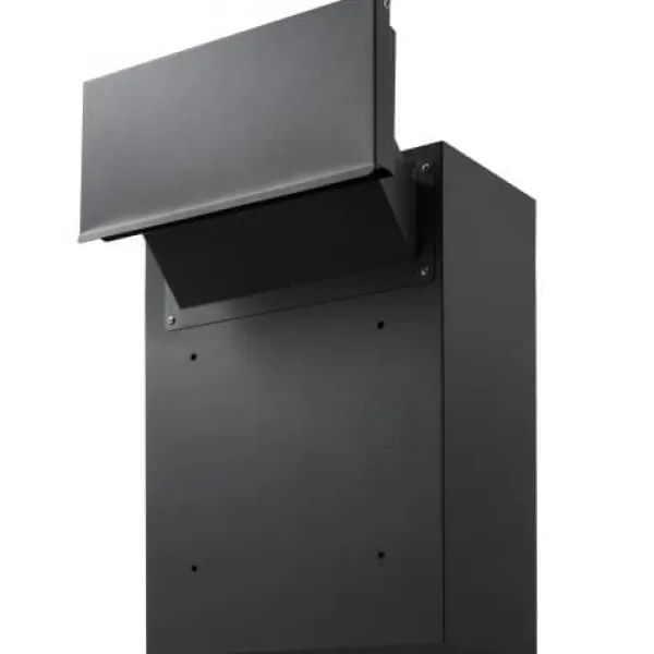 Postkasser & Brevindkast^Drop Box, 31.8x16x42.9 cm, Sort, Stål