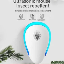 Sale Dual Ultrasonic Myggskrämma med LED Insektmiddel & Dyreafvisende Middel