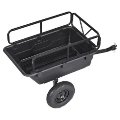 Haveværktøj^Dump Trailer 10 cu. ft, 500 lbs trækbare plastikhavetrailervogn, til ATV