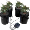 Kit Til Plante- & Urtedyrkning^DWC Hydroponics Vækstsystem, Deep Water Culture, 4 Spande med Luftpumpe, Effektiv Vanding, Hurtig Vækst