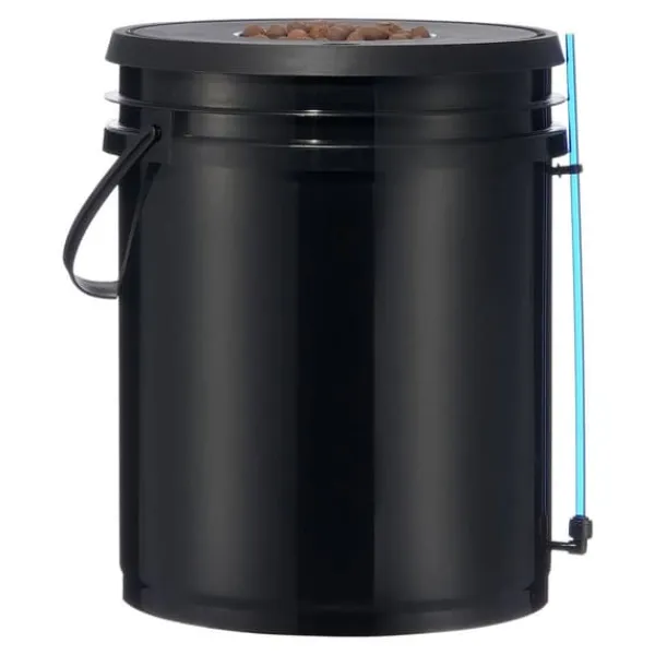 Kit Til Plante- & Urtedyrkning^DWC Hydroponics Vækstsystem, Deep Water Culture, 4 Spande med Luftpumpe, Effektiv Vanding, Hurtig Vækst