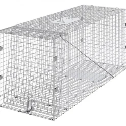 Outlet Dyrefælde, 106,7x40,6x45,7 cm, Human, Galvaniseret jern Skadedyrsfælder